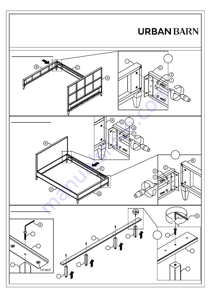 Urban Barn HOUSTON BED Скачать руководство пользователя страница 2