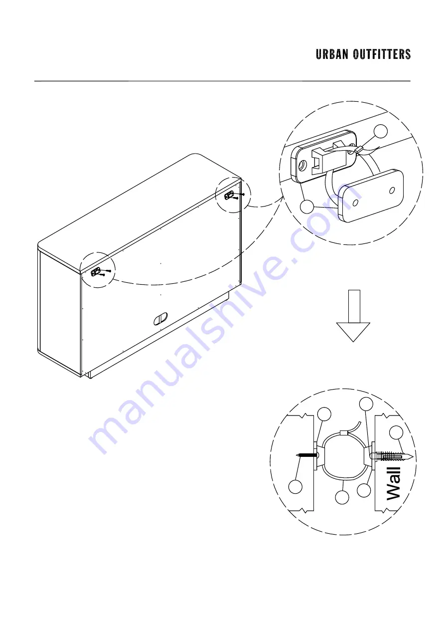 URBAN OUTFITTERS CORA LACQUERED CREDENZA Assembly Instructions Download Page 3