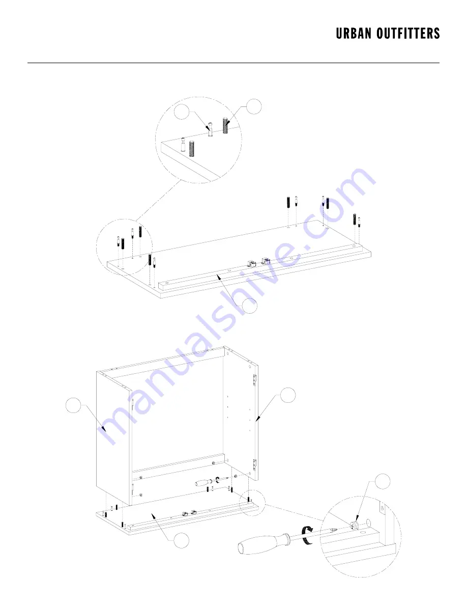 URBAN OUTFITTERS DELANCEY STORAGE CABINET 51704286 Скачать руководство пользователя страница 4