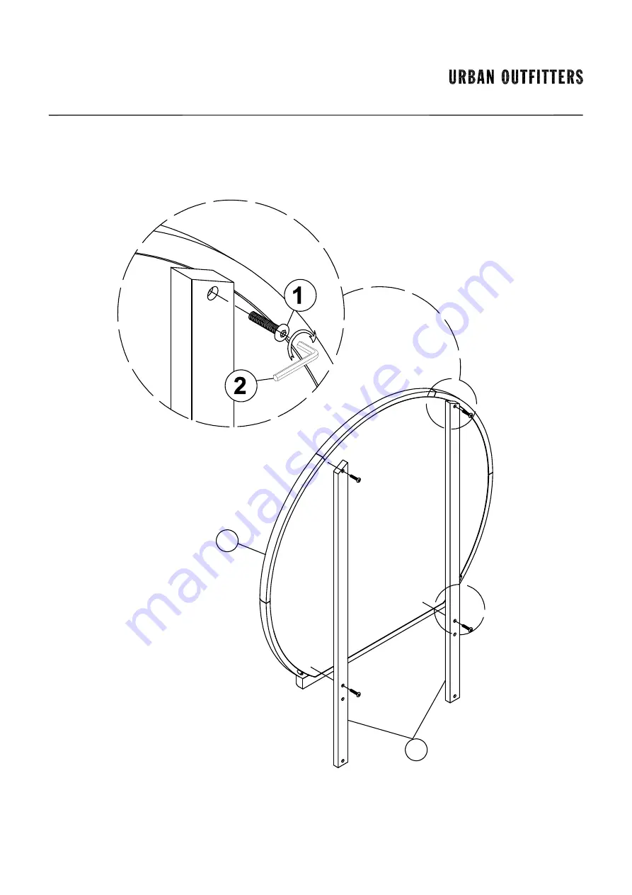 URBAN OUTFITTERS MABELLE Assembly Instructions Download Page 2