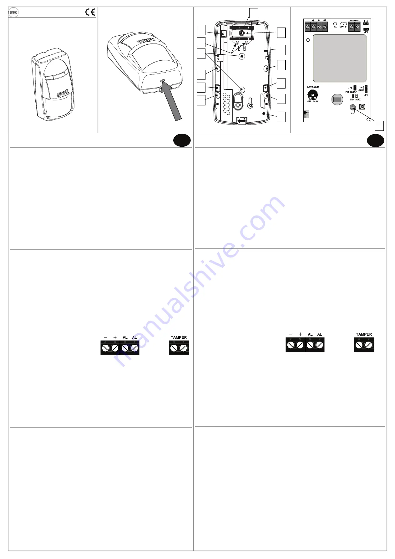 urmet domus 1033/015 Quick Start Manual Download Page 1