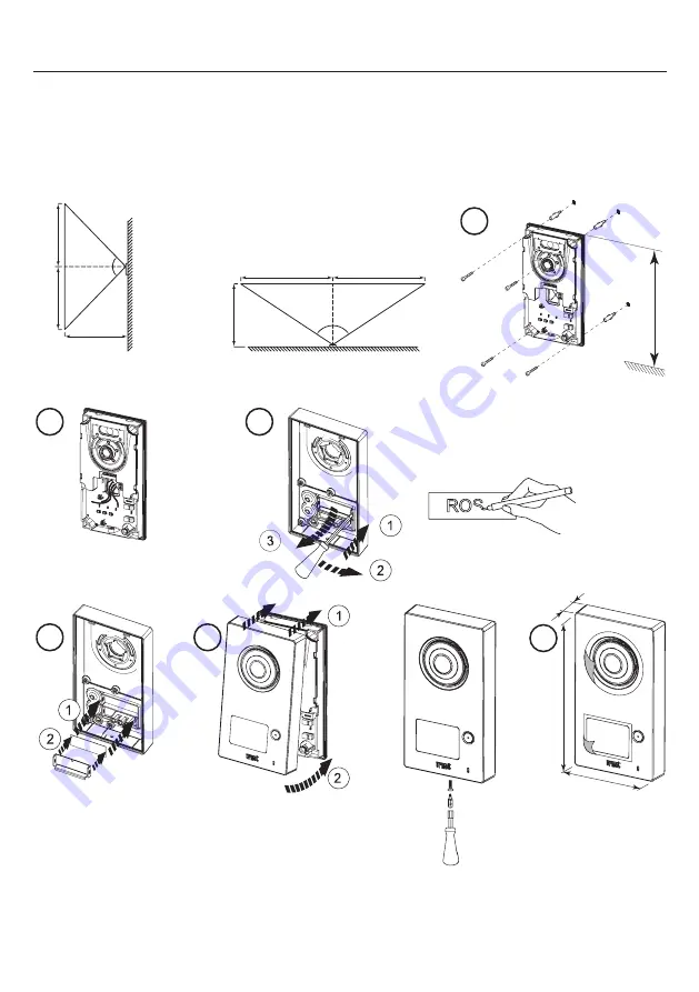 urmet domus 1060/22 Installation Handbook Download Page 9