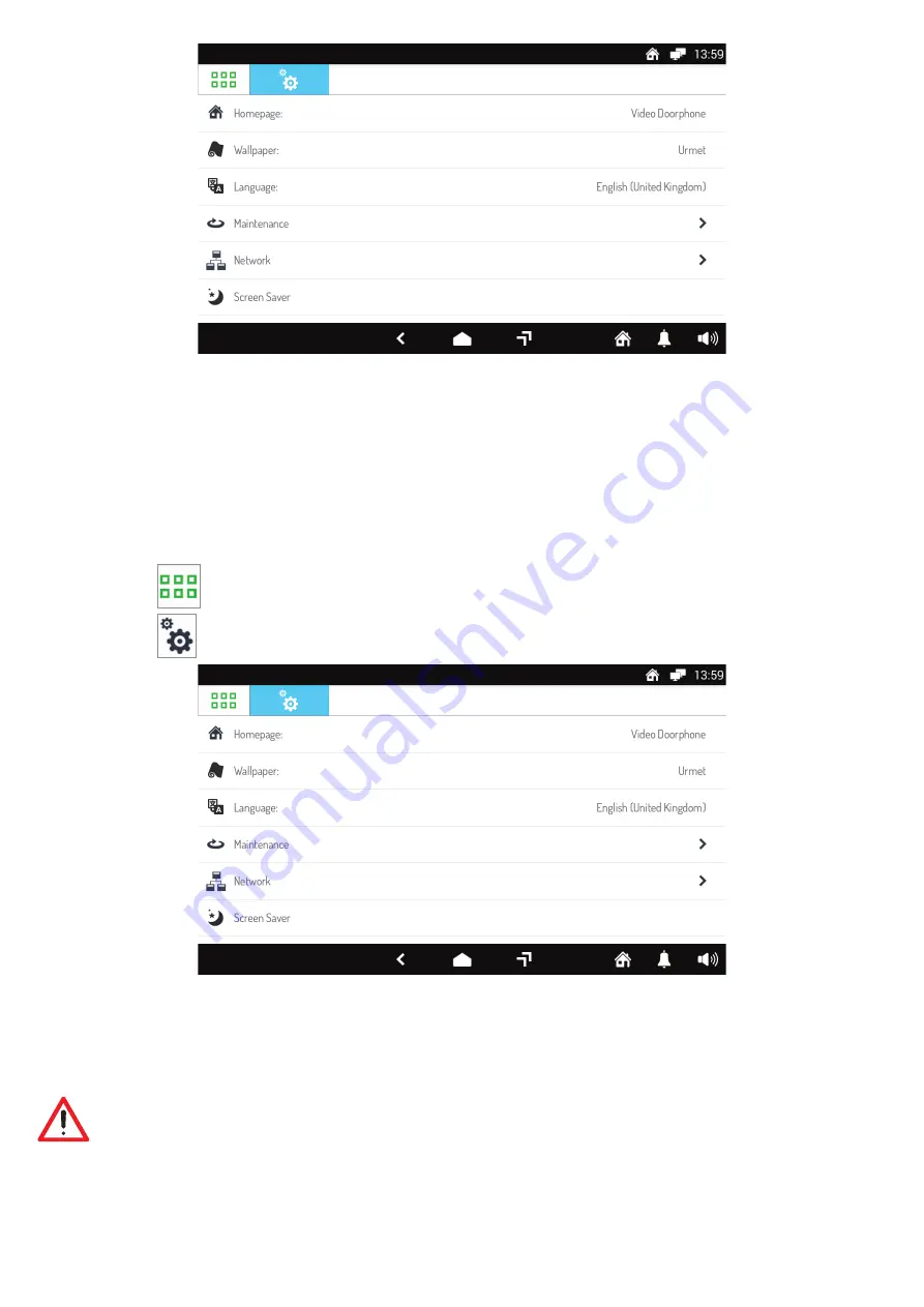 urmet domus 1060/601 Installer And User Manual Download Page 63