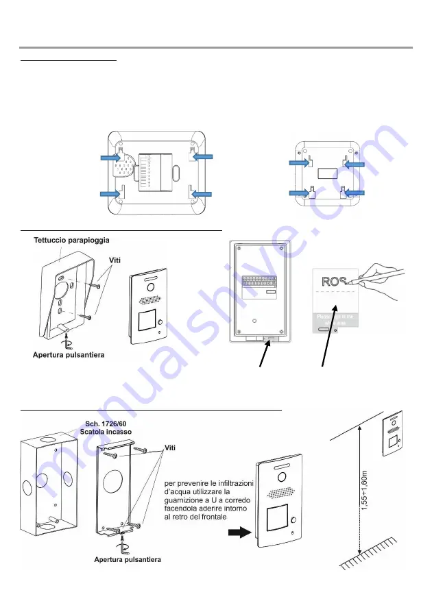 urmet domus 1734/501 Installation And Instruction Manual Download Page 9