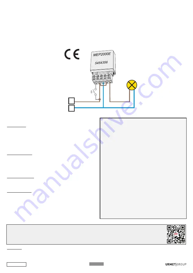 urmet domus 5454356 Manual Download Page 12