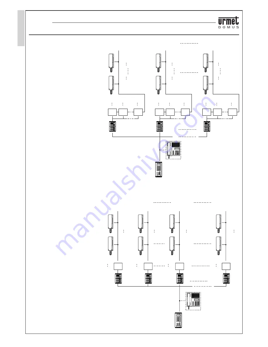 urmet domus 826 DIGITAL CALL SYSTEM Manual Download Page 46