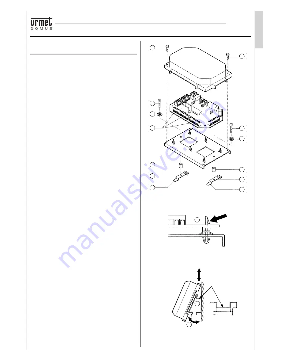 urmet domus 826 DIGITAL CALL SYSTEM Manual Download Page 47