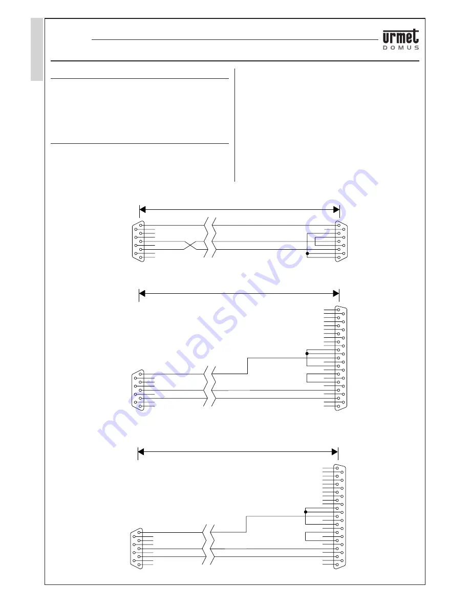 urmet domus 826 DIGITAL CALL SYSTEM Manual Download Page 52