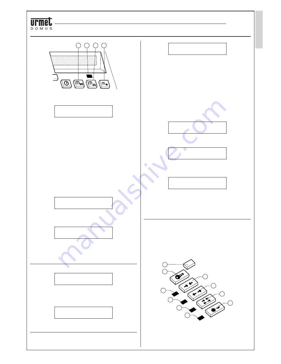 urmet domus 826 DIGITAL CALL SYSTEM Manual Download Page 57