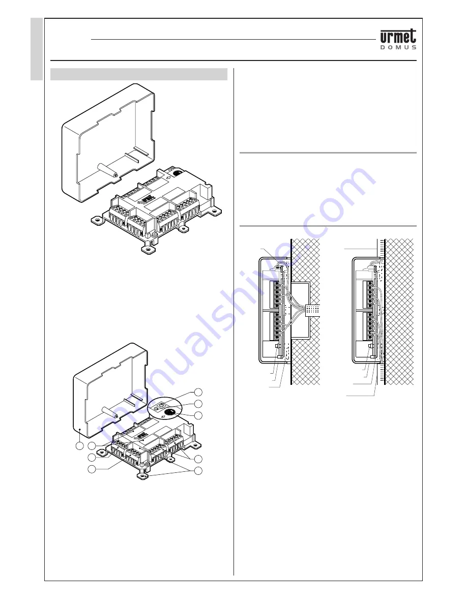 urmet domus 826 DIGITAL CALL SYSTEM Manual Download Page 64