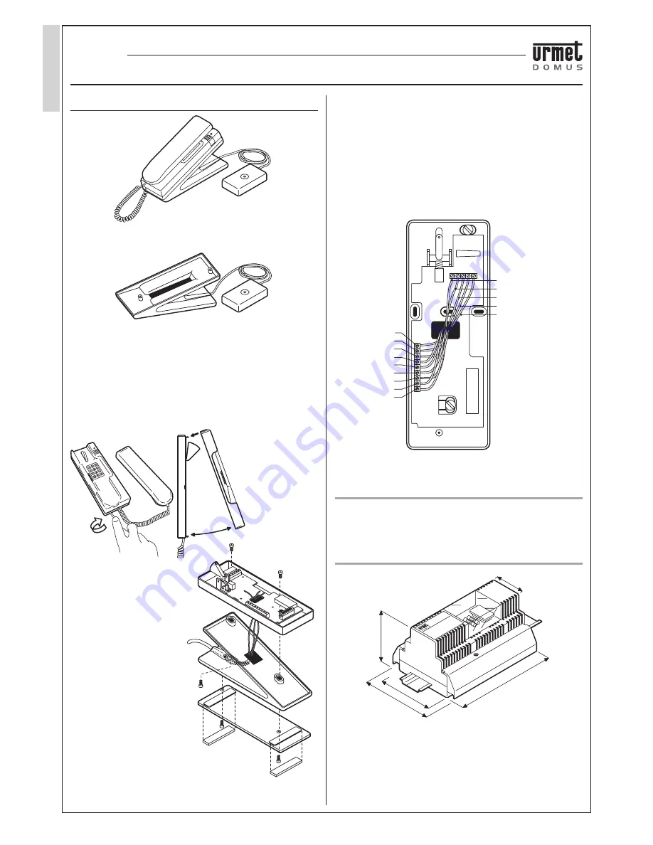 urmet domus EASIVOICE 926 Скачать руководство пользователя страница 4