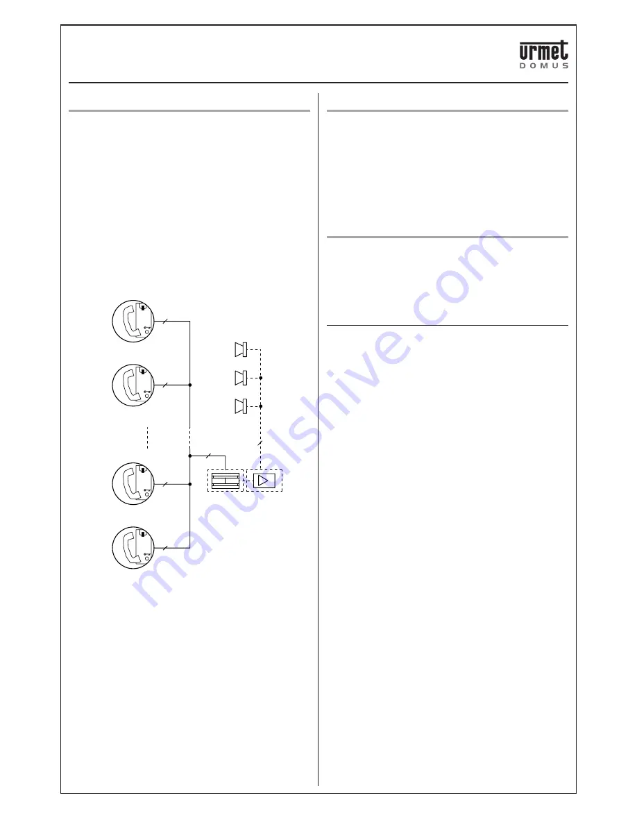 urmet domus EASIVOICE 926 Скачать руководство пользователя страница 8