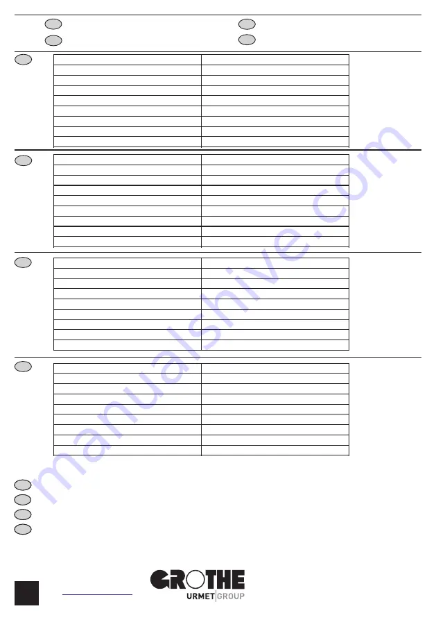 urmet domus GROTHE MISTRAL SE06 Instructions For Installation And Operation Manual Download Page 12