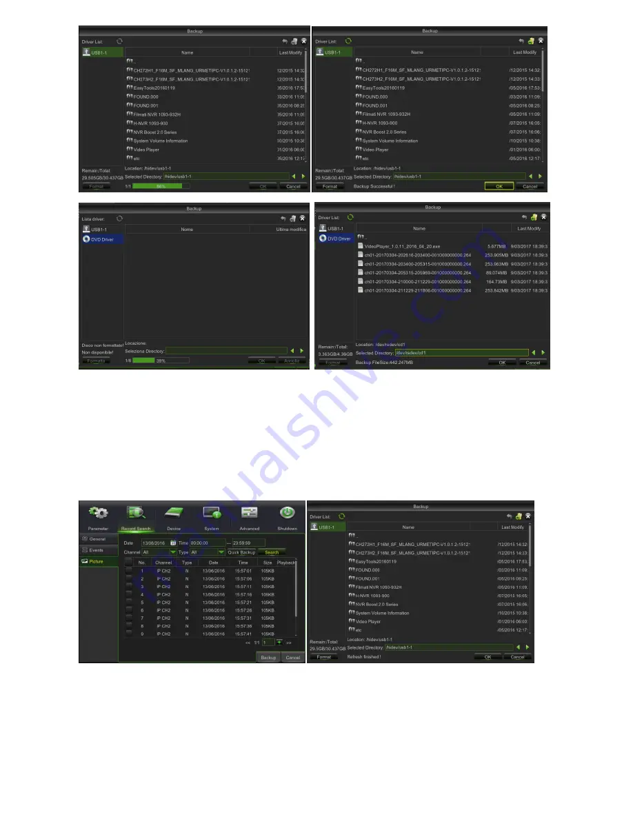 urmet domus Hybrid DVR 1080N Series User Manual/Instructions Download Page 43