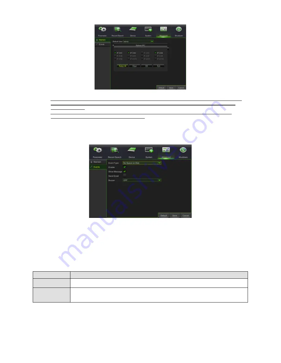 urmet domus Hybrid DVR 1080N Series User Manual/Instructions Download Page 56