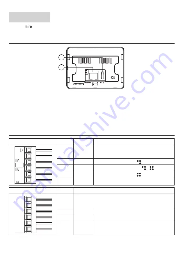 urmet domus iPer Vioce 1139 Installation Handbook Download Page 2