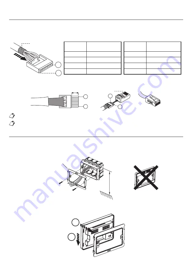 urmet domus iPer Vioce 1139 Installation Handbook Download Page 11