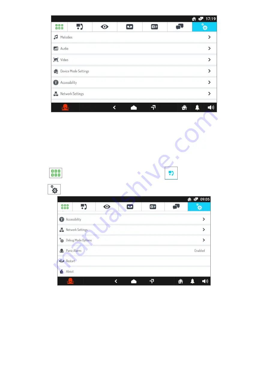 urmet domus IPerCom 1741 Configuration Booklet Download Page 58