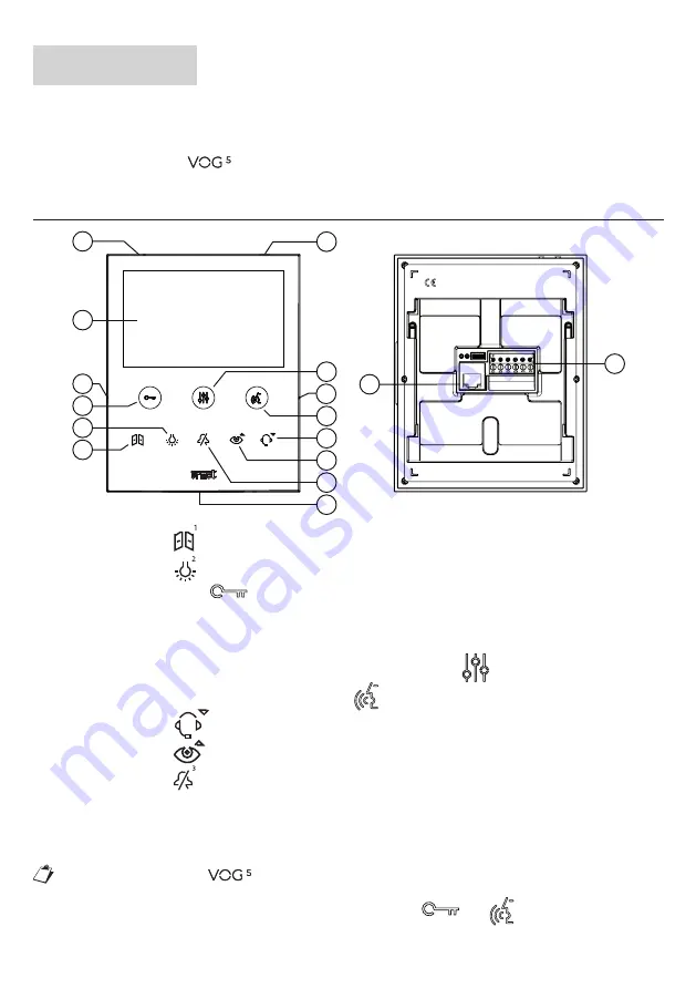 urmet domus IPerCom VOG 5 1761 Скачать руководство пользователя страница 17