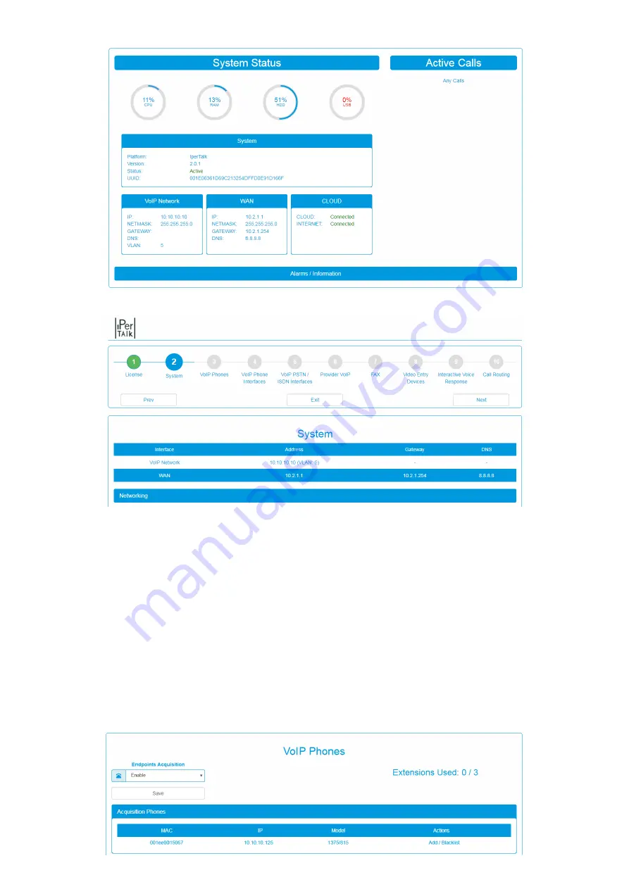 urmet domus iPerTAlk 1375 Installation And Configuration Manual Download Page 12