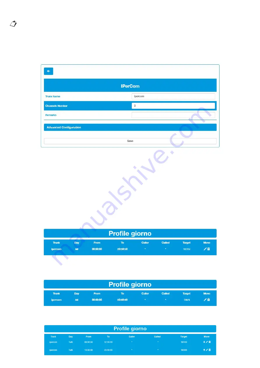 urmet domus iPerTAlk 1375 Installation And Configuration Manual Download Page 62