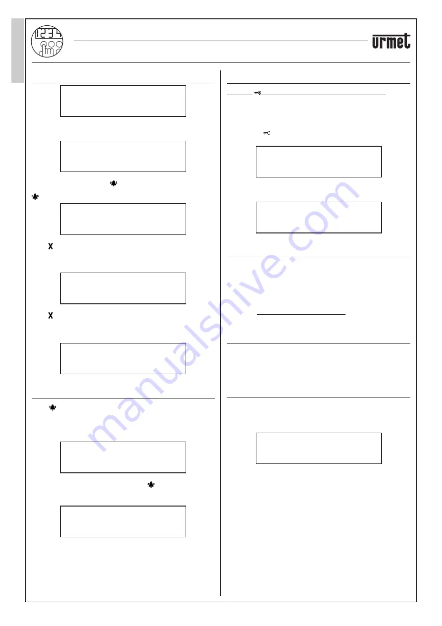 urmet domus K-STEEL 1072/14 Manual Download Page 4