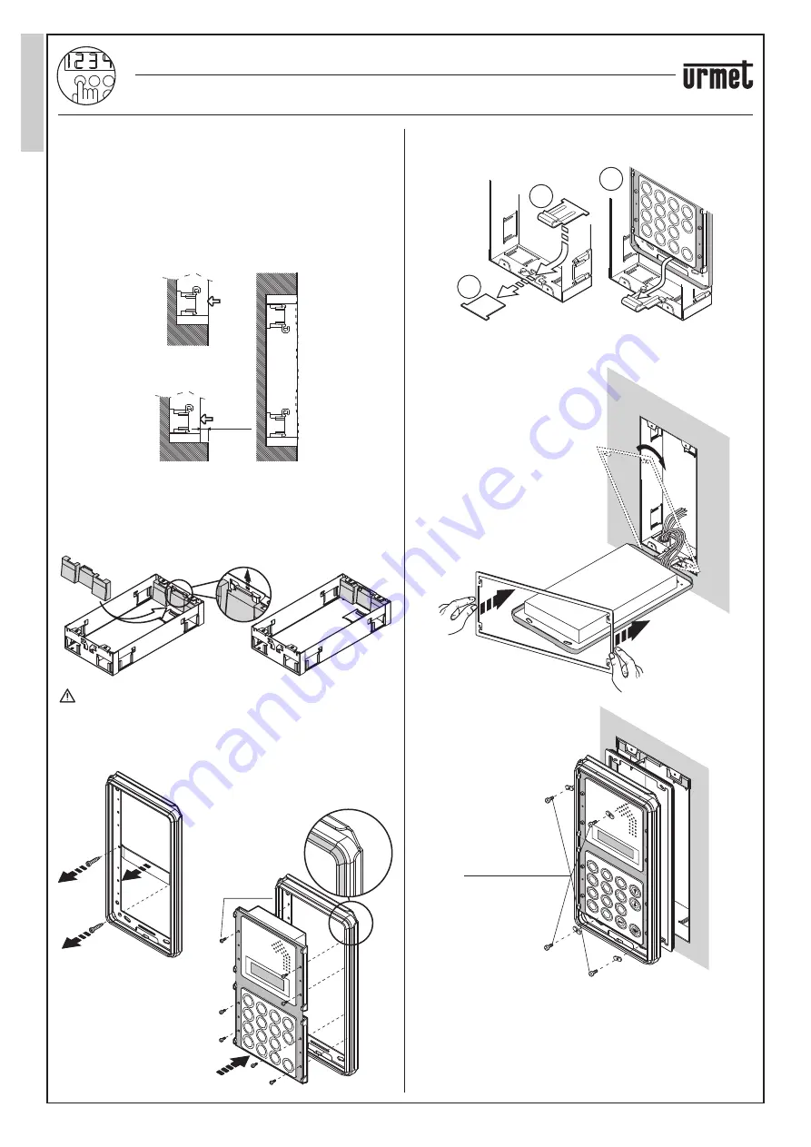 urmet domus K-STEEL 1072/14 Manual Download Page 6