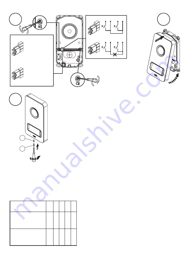 urmet domus Mikra 1122/1 Quick Start Manual Download Page 3