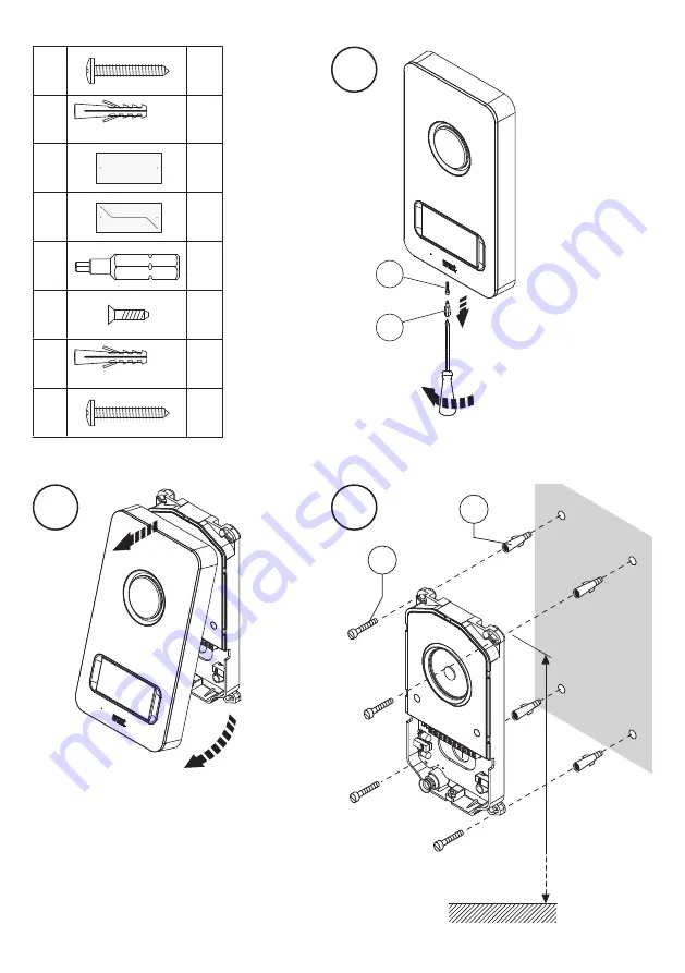 urmet domus Mikra 1122 Series Скачать руководство пользователя страница 2