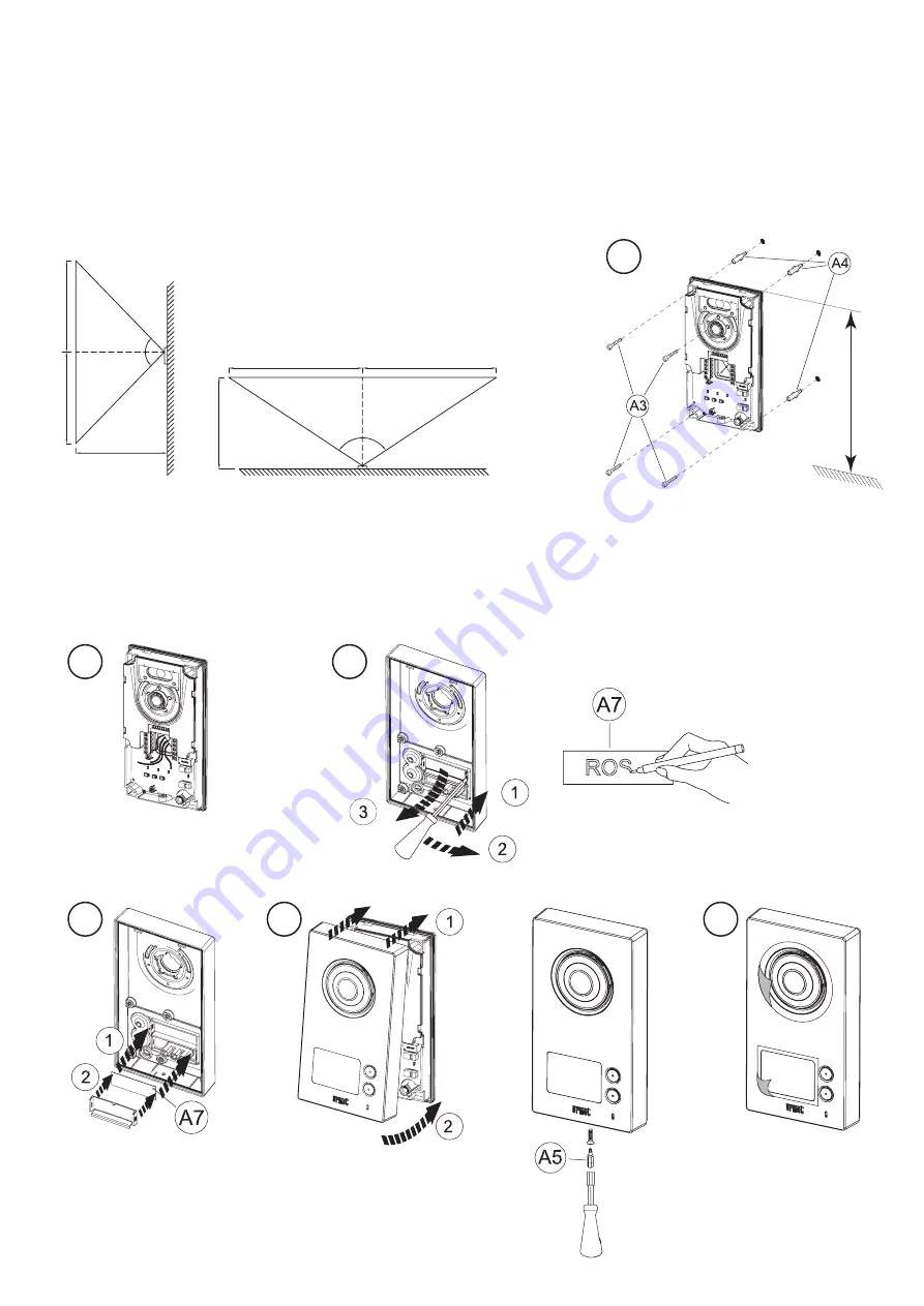 urmet domus Note 2 1723/71 Installation Handbook Download Page 18