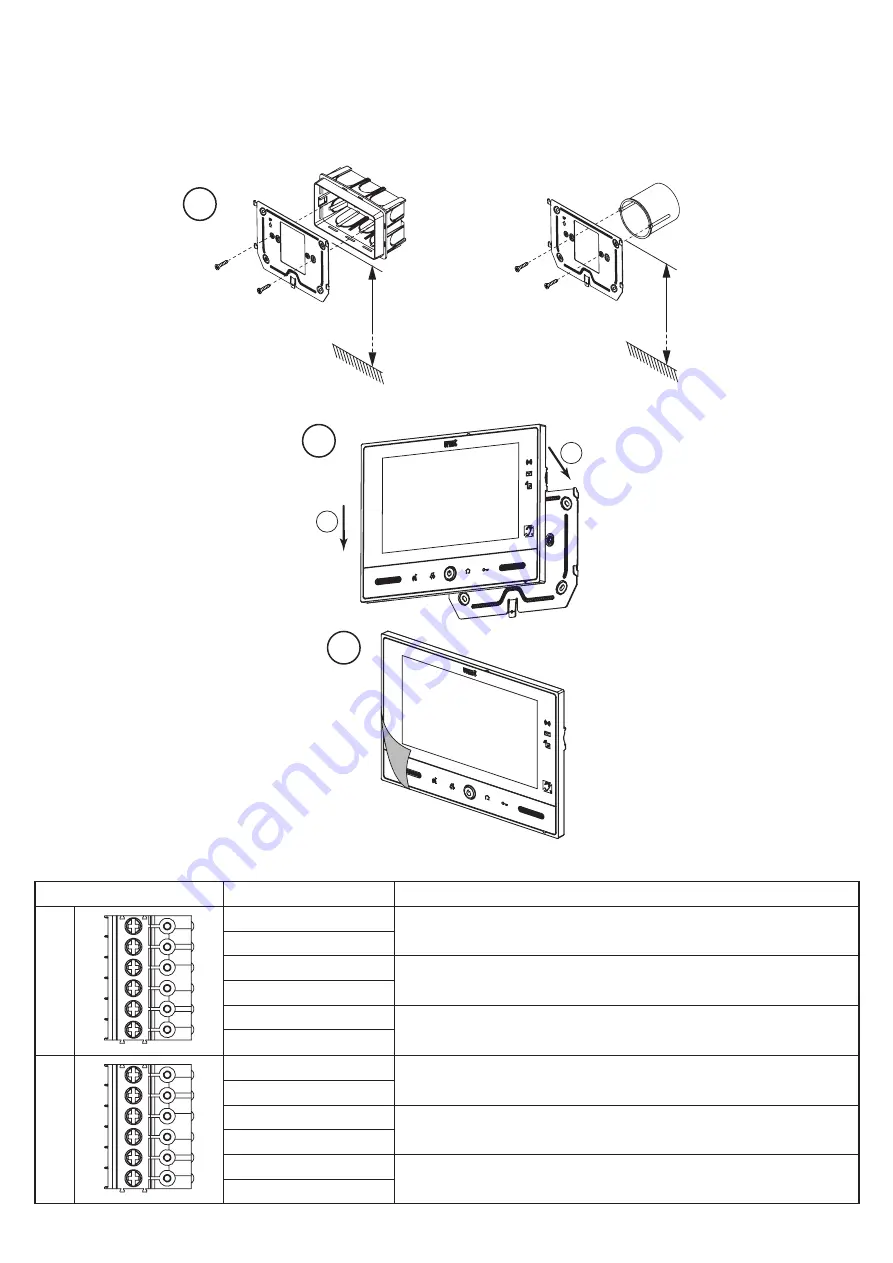 urmet domus Note 2 1723/71 Installation Handbook Download Page 33