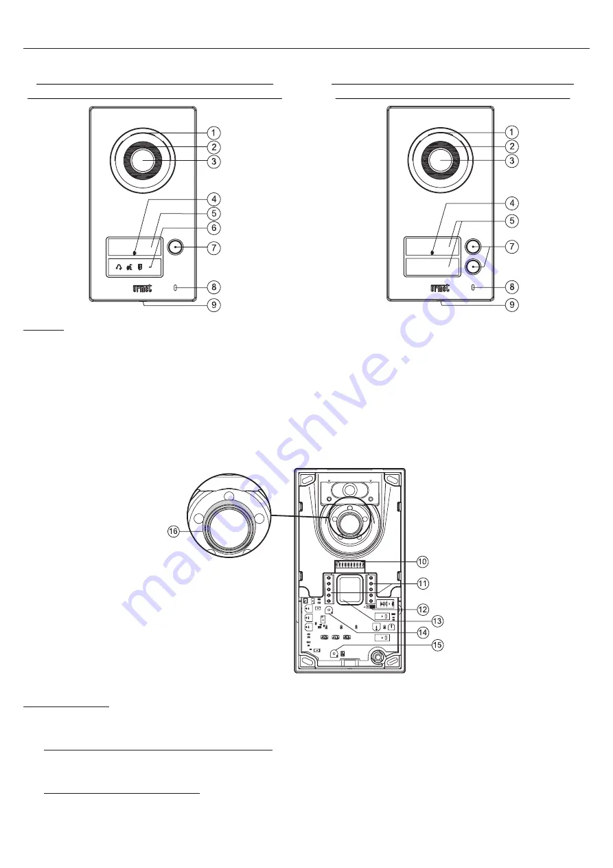 urmet domus Note 2 1723/71 Скачать руководство пользователя страница 57