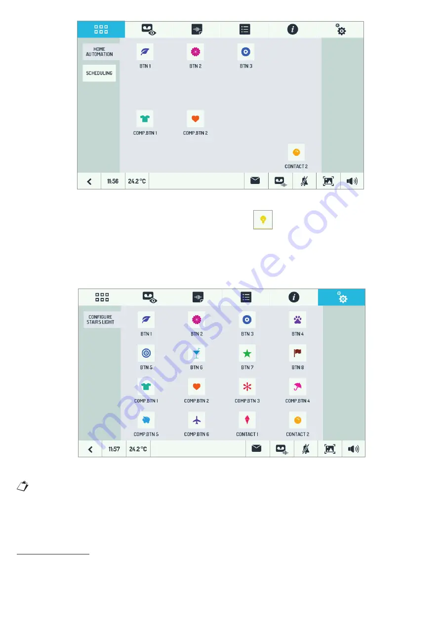 urmet domus Note 2 1723 Series Configuration Booklet Download Page 10