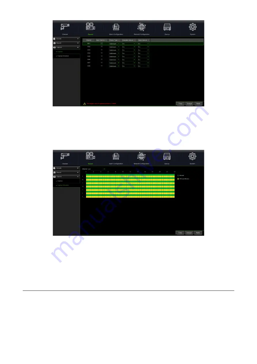 urmet domus NVR H264 User Manual Download Page 25