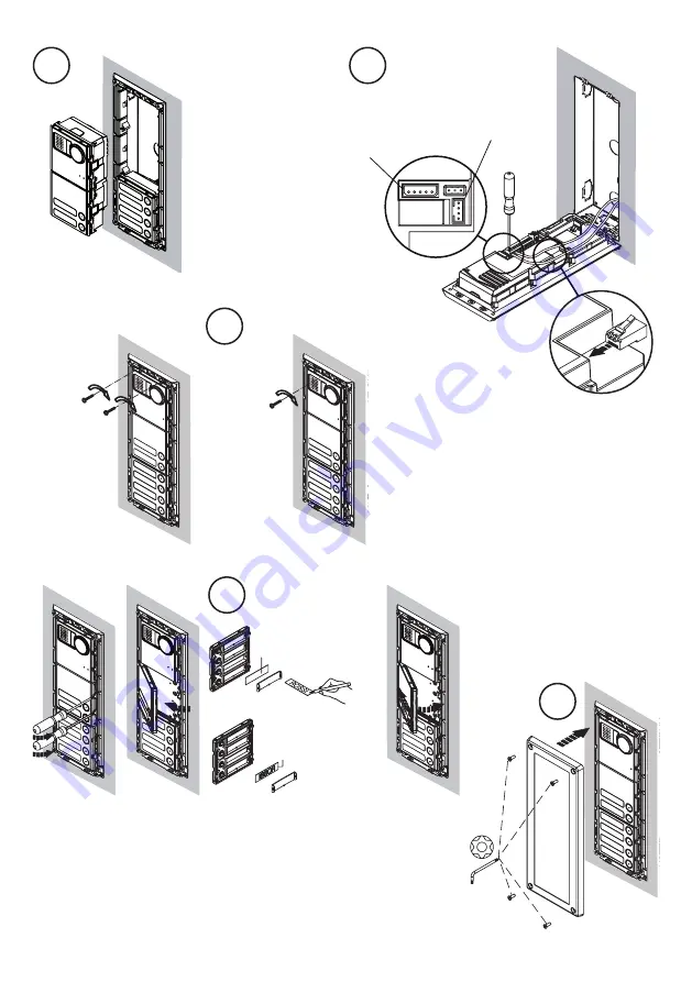 urmet domus Sinthesi Steel 1060/74 Manual Download Page 3