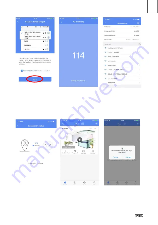 urmet domus VK 1099/209 Quick Manual Download Page 9