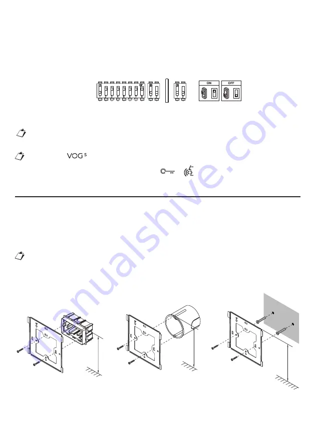 urmet domus VOG 5 Installation Handbook Download Page 11