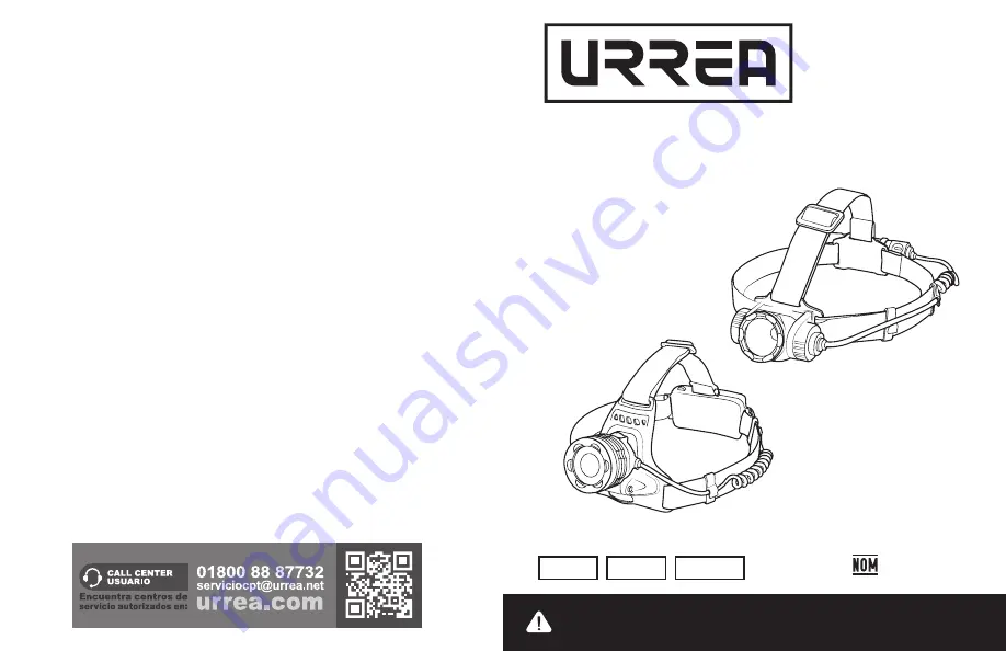 Urrea LCR25 Quick Start Manual Download Page 1