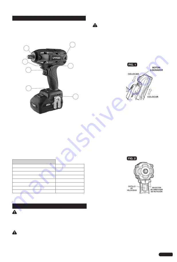 Urrea LI1120 Instruction Manual Download Page 5