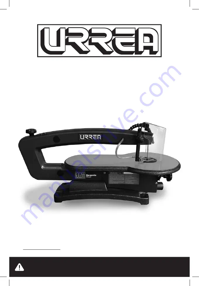 Urrea SK818 User Manual And Warranty Download Page 1