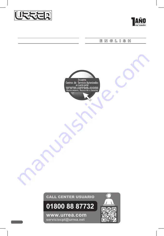 Urrea SOLT1020-BV User Manual And Warranty Download Page 20