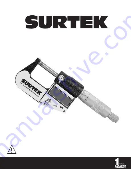 Urrea SURTEK 122230 User Manual And Warranty Download Page 1