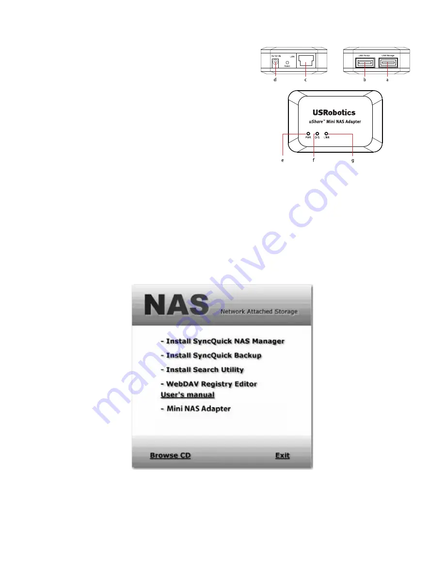 US Robotics uShare USR8710 User Manual Download Page 5