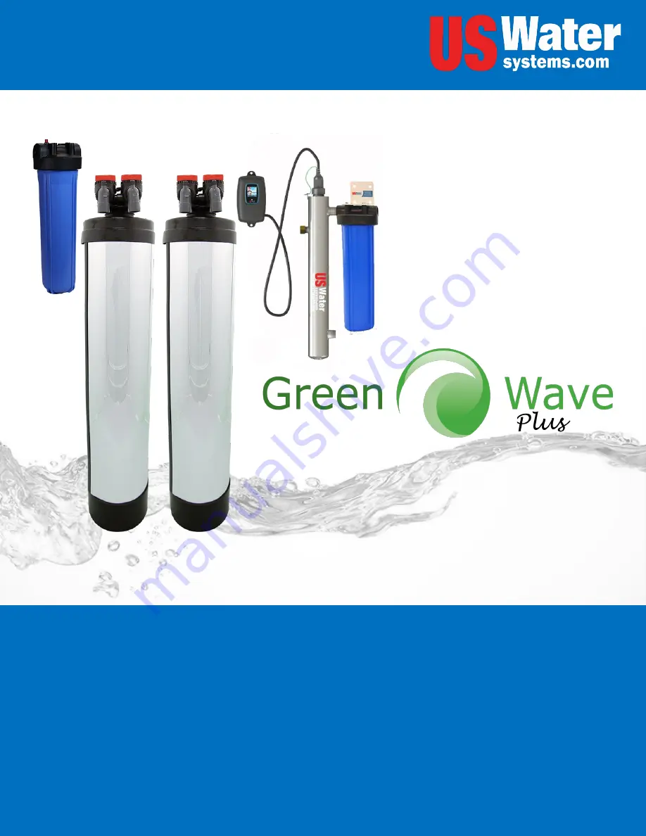 US Water Systems Greenwave Plus 385-GWP-1000-UV Owner'S Manual Download Page 1