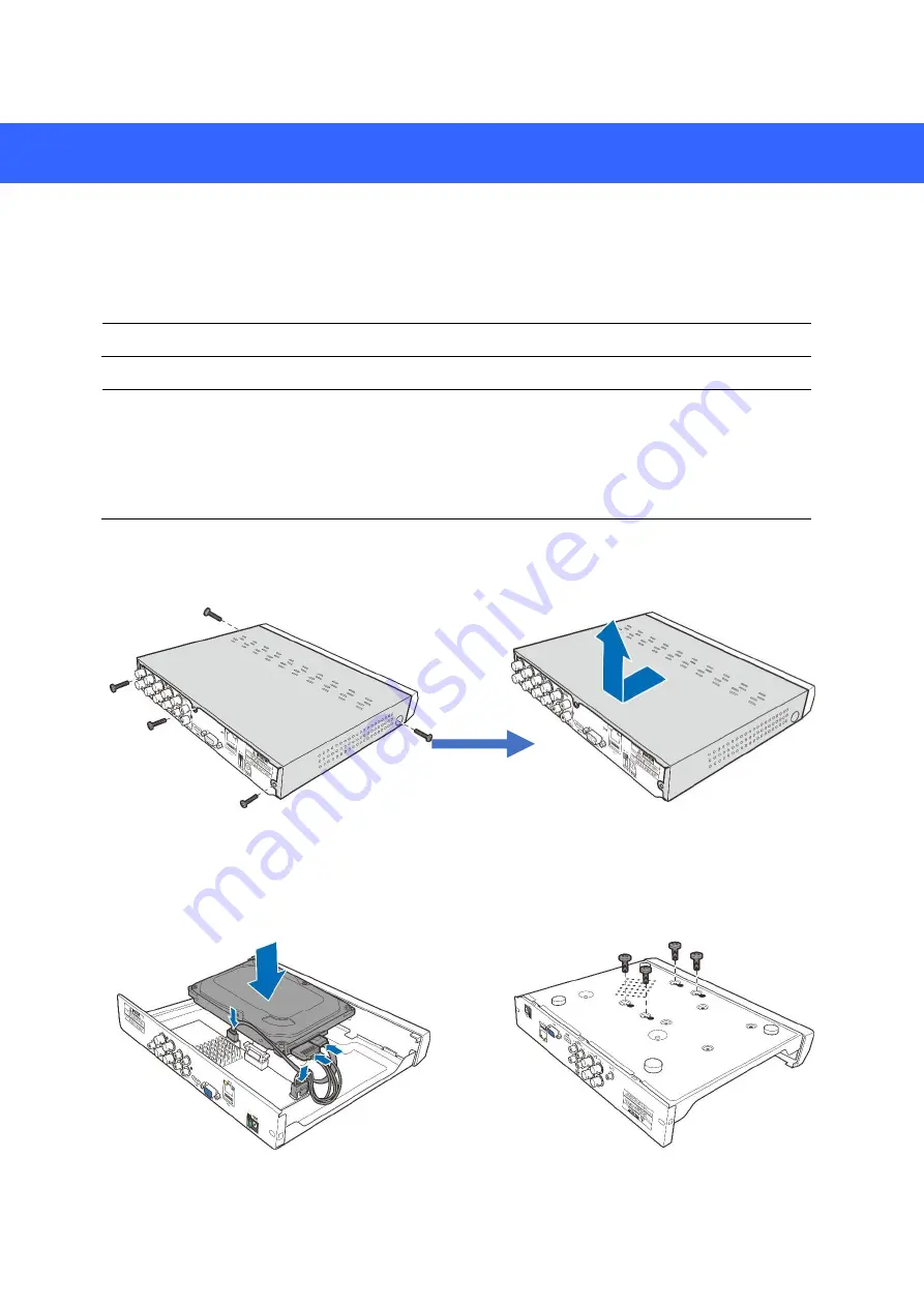 USAVision UA-XVR1620 Quick Start Manual Download Page 7