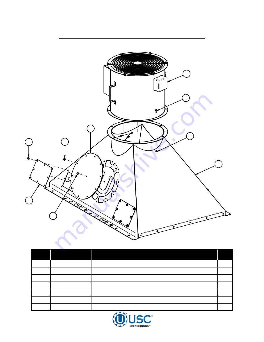 USC SEED CONDITIONER Operator'S Manual Download Page 42