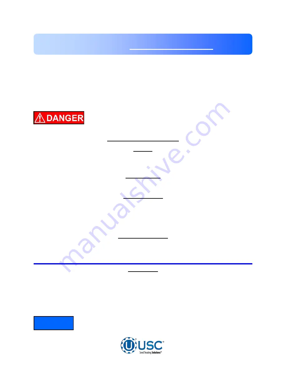 USC U-Batch Operator'S Manual Download Page 55