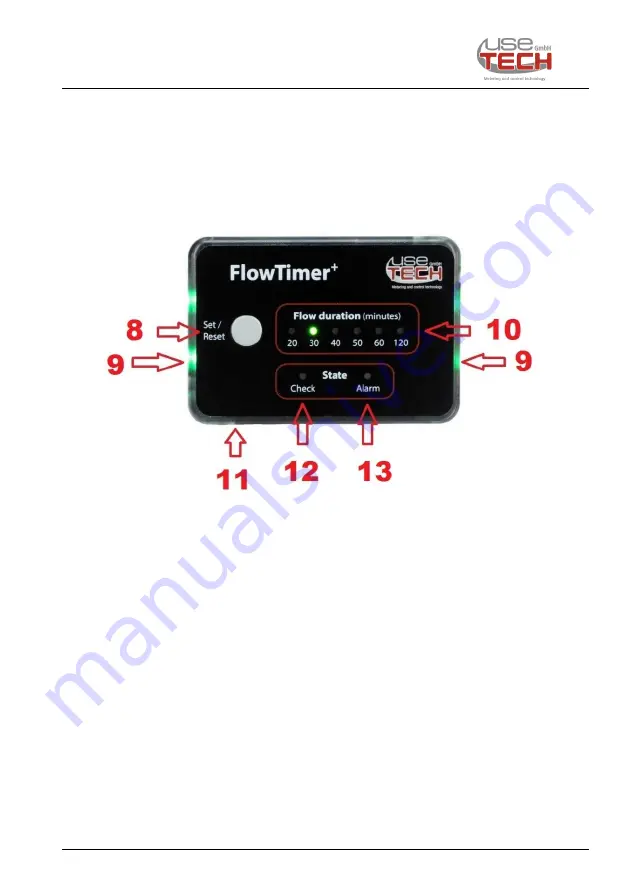 Use Tech FlowTimer+ Set XL Скачать руководство пользователя страница 13