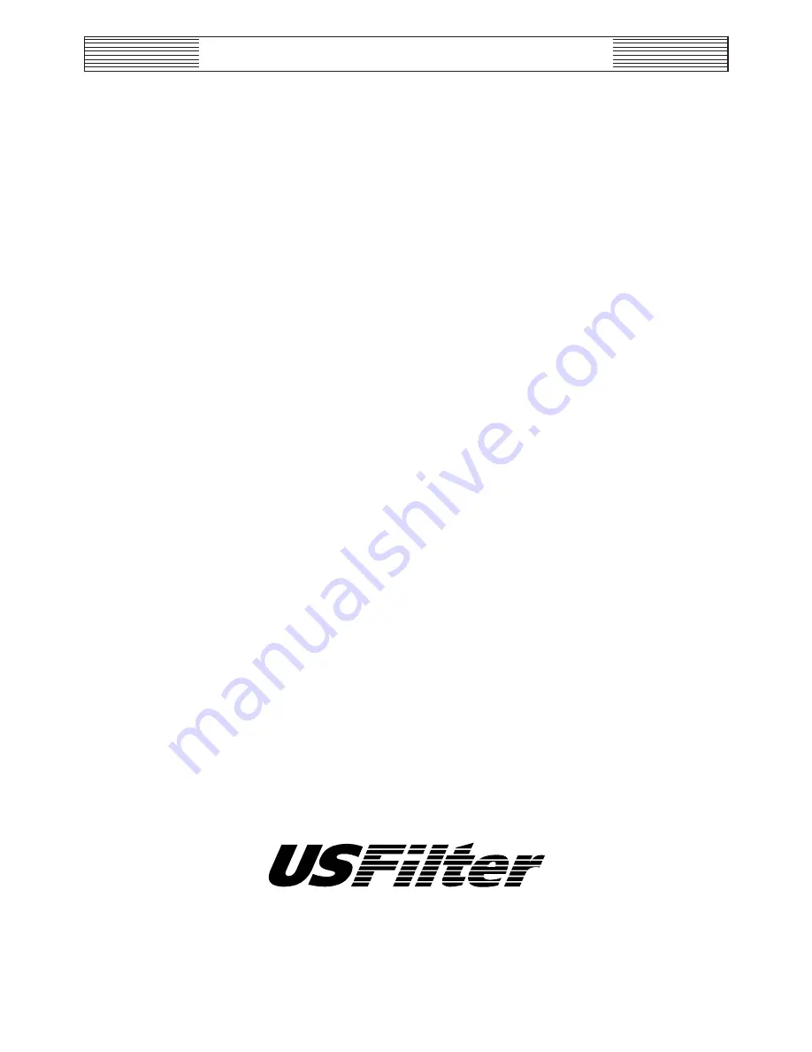 USFilter DEPOLOX 3 PLUS Manual Download Page 2