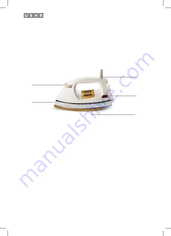 usha EI-3710 Instruction Manual Download Page 4